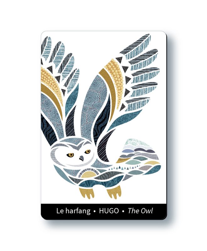 Aimant - HUGO le harfang
